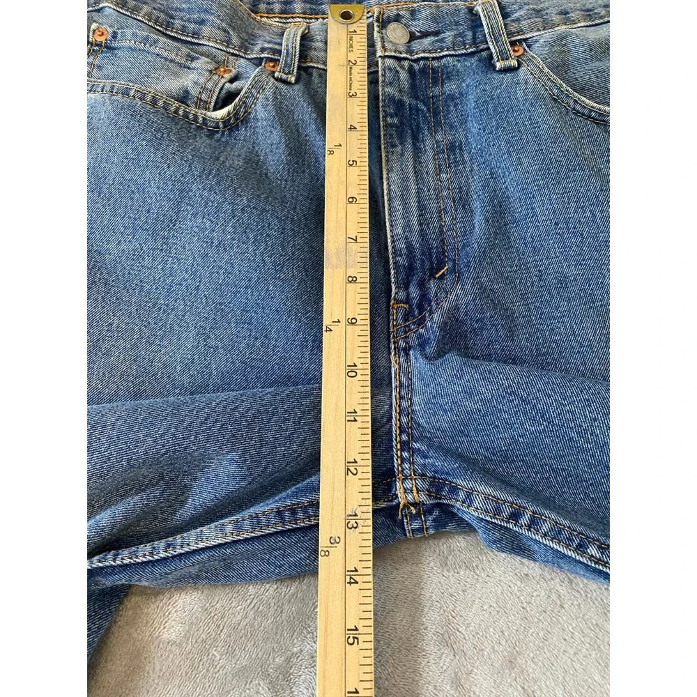 Levi's Jeans Mens 36x32 Blue 550 Relaxed Fit Tapered Leg Medium Wash Denim